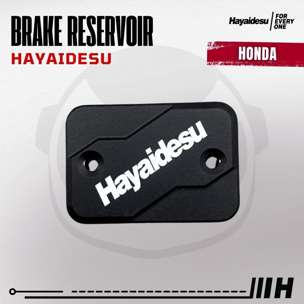 Hayaidesu Brake Reservoir Cover Tutup Tabung Minyak Rem CNC HONDA ADV PCX CBR