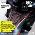 Hayaidesu Yamaha AEROX ALPHA (Standard/Cyber City/Turbo) Body Protector DECK PAD Cover