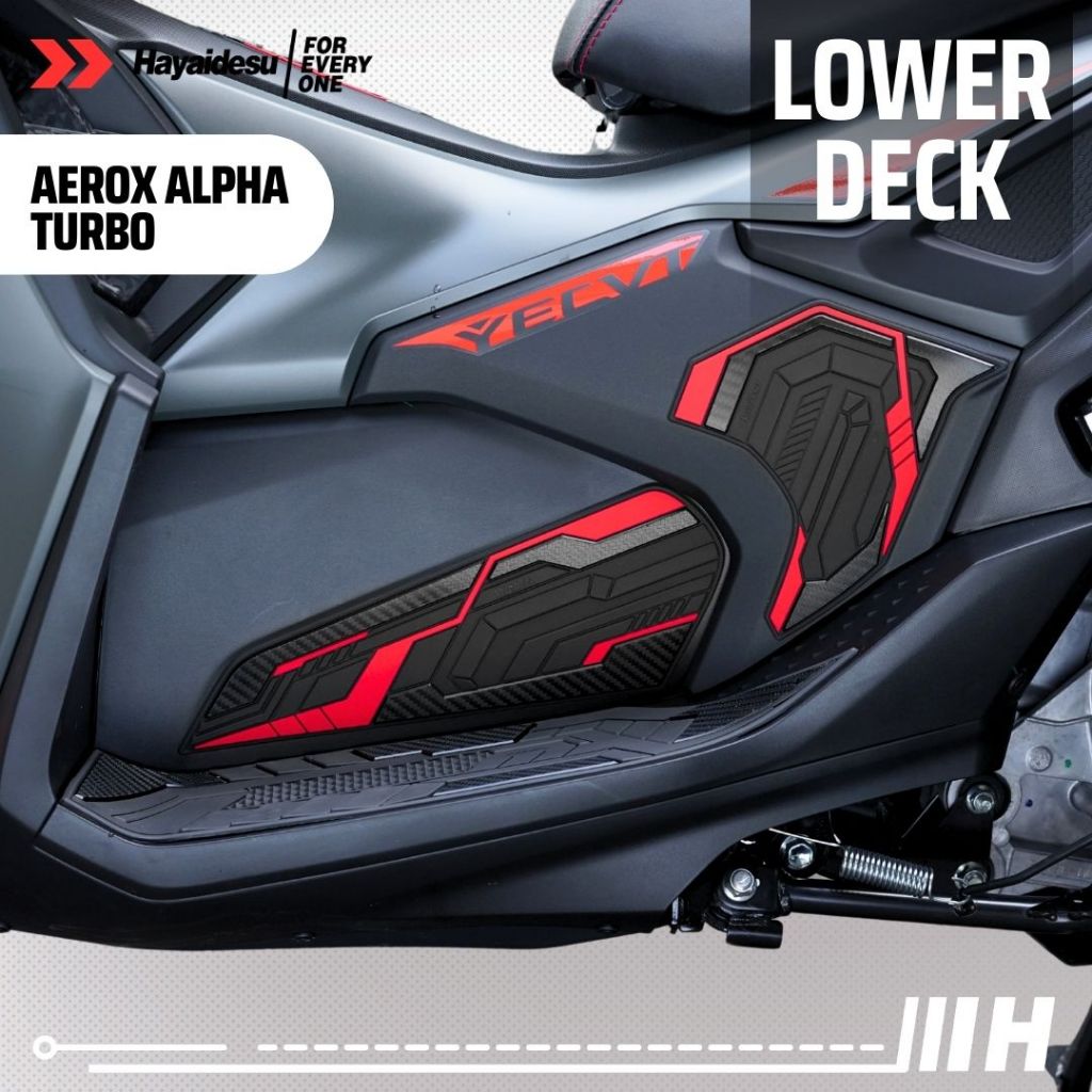Hayaidesu Yamaha AEROX ALPHA (Standard/Cyber City/Turbo) Body Protector LOWER DECK Cover