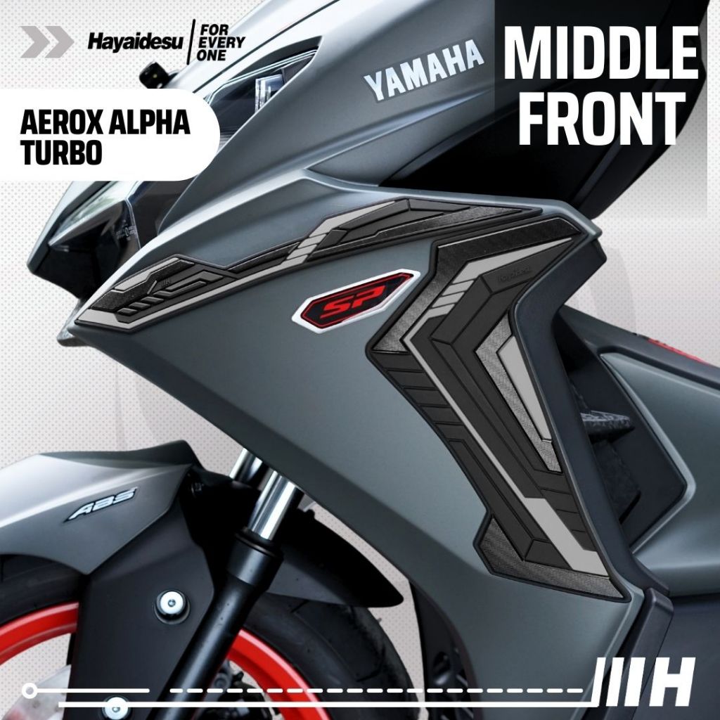 Hayaidesu Yamaha AEROX ALPHA (Standard/Cyber City/Turbo) Body Protector MIDDLE FRONT Cover