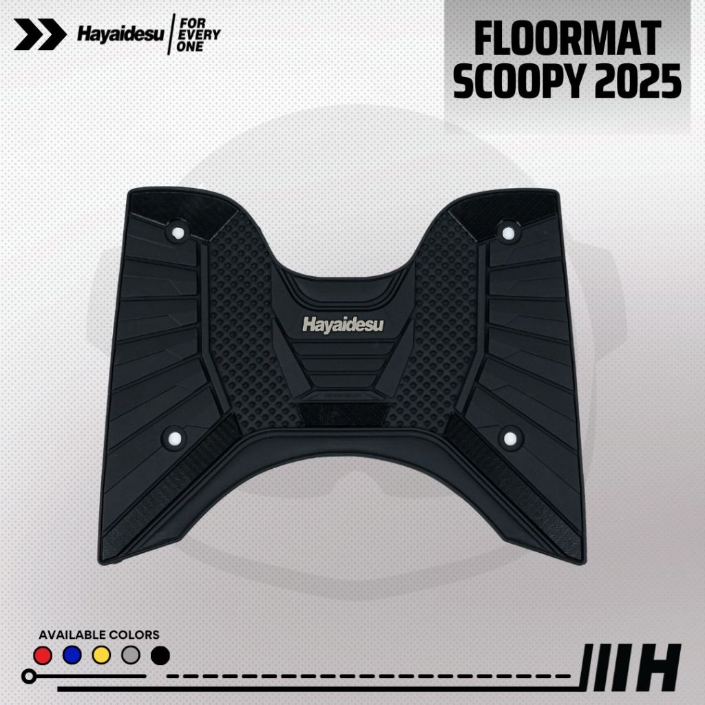 Hayaidesu Floor Mat Honda Scoopy 2025 New Karpet Motor Floormat- Premium Quality