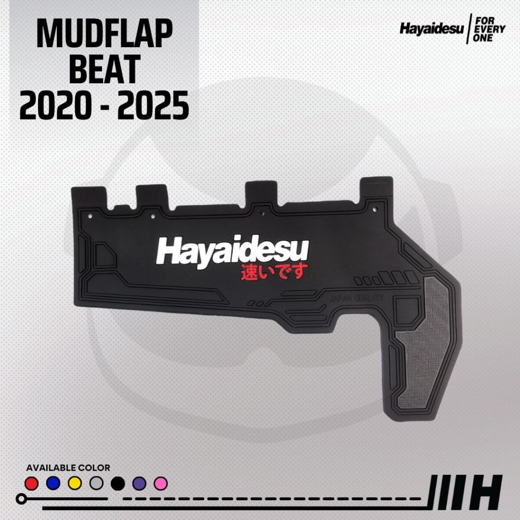 Hayaidesu Honda New BEAT (2020-2025) Mud Flap Penahan Lumpur - Premium