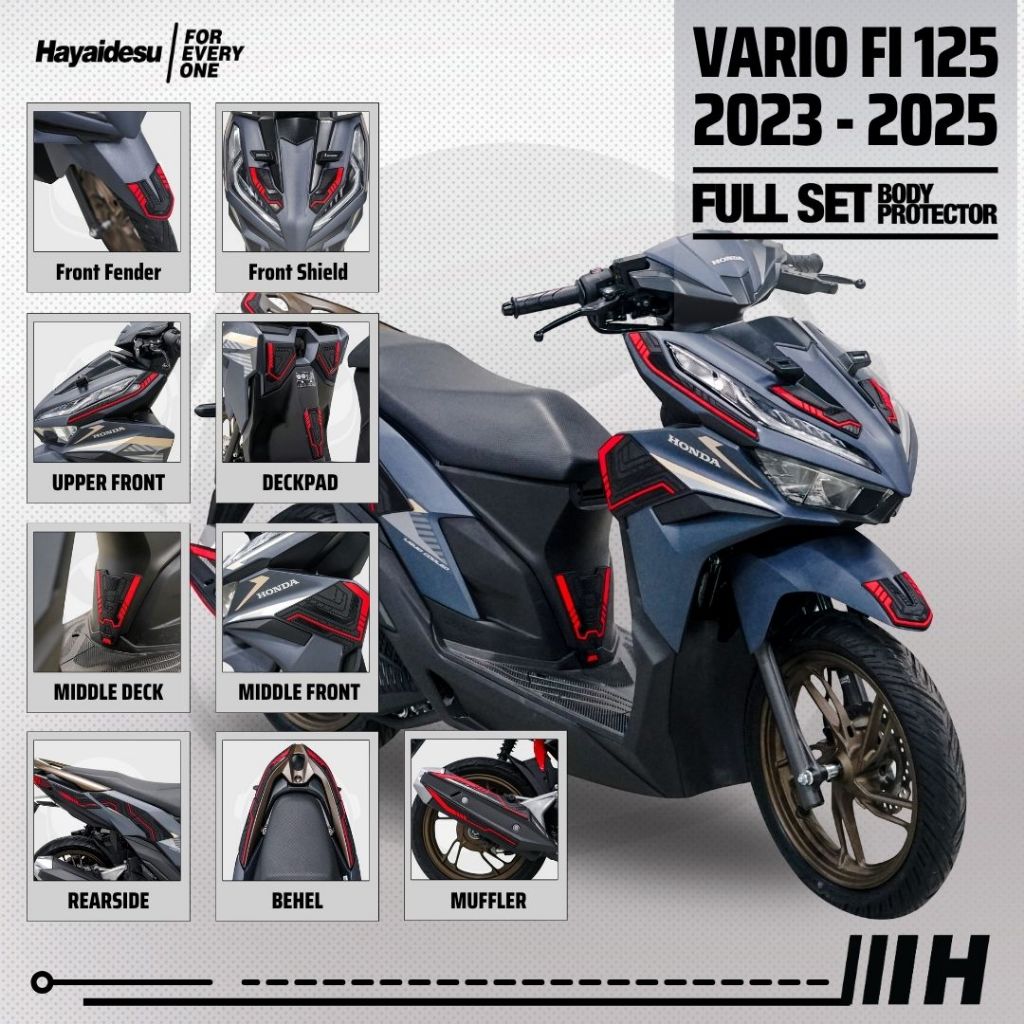 Hayaidesu Vario 125 FI 2023-2025 Body Protector Full Set Cover