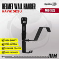 Hayaidesu Helmet Wall Hanger Plat Gantungan Helm Dinding