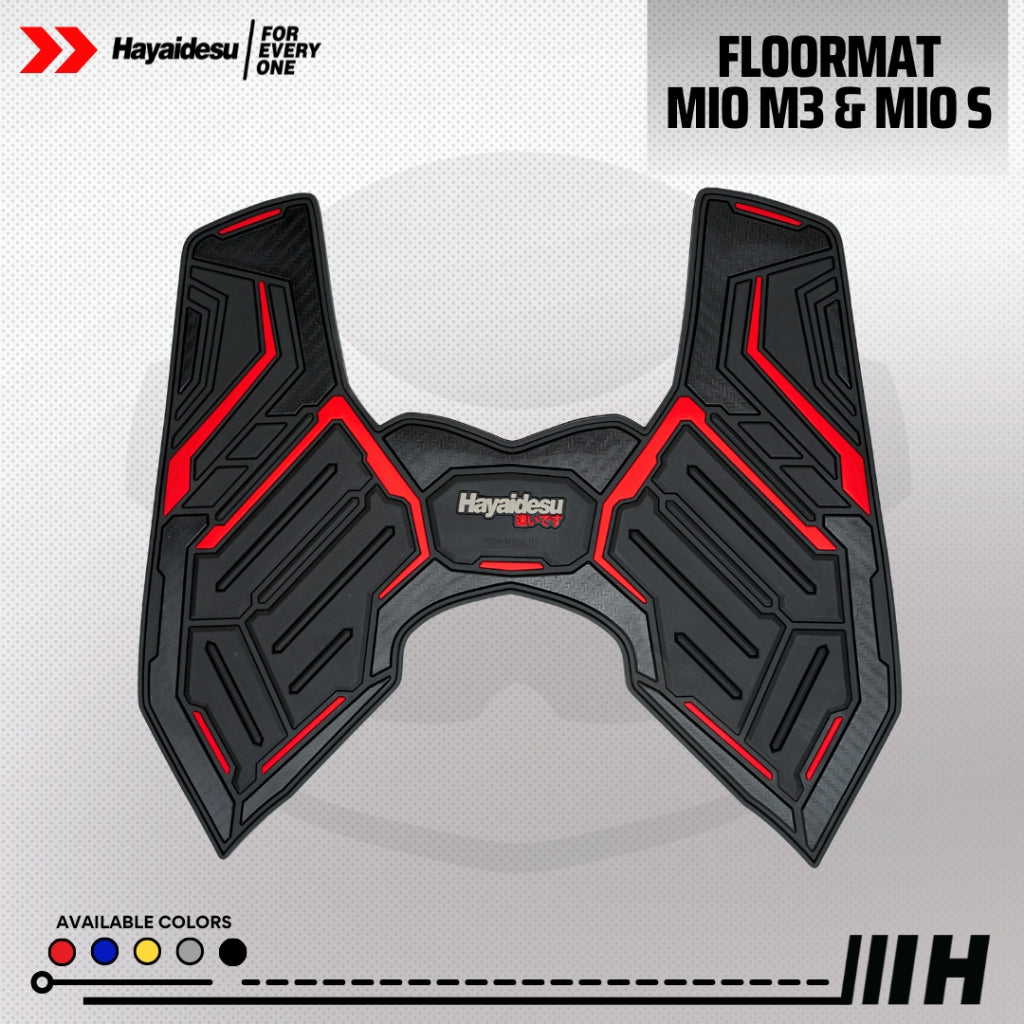 Hayaidesu Yamaha Mio M3 / Mio S Karpet Motor Floor Mat - Premium Quality