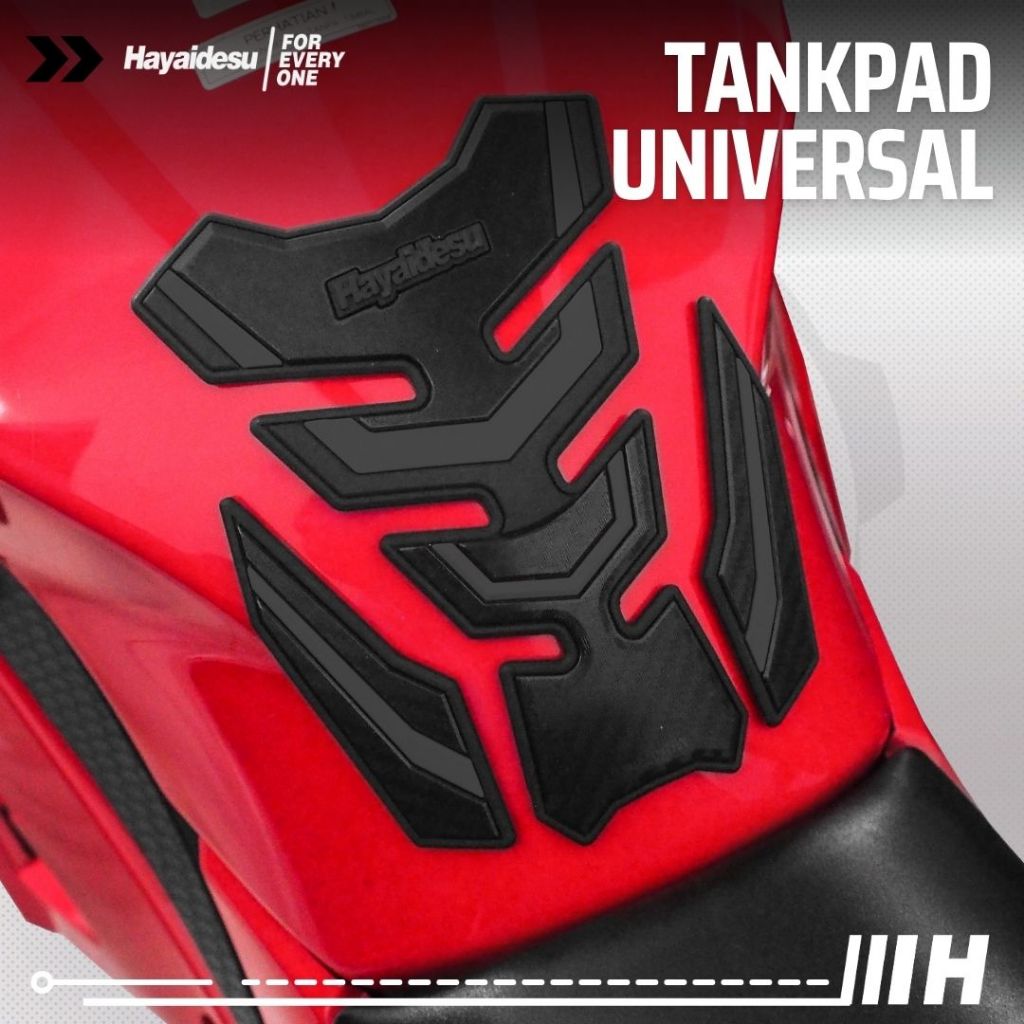 Hayaidesu Universal Tank Pad Aksesoris Decal Variasi Carbon Pelindung Tanki Motor