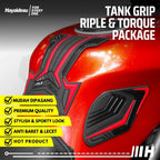 Hayaidesu RIPLE & TORQUE Package - Universal Tank Grip Pad Motorsport