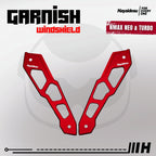 Hayaidesu Garnish Windshield NMAX NEO & NMAX TURBO - Full CNC Anodize