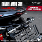 Hayaidesu Cover Pelindung Lampu Sein Belakang AEROX OLD & NEW CONNECTED (2016-2024)