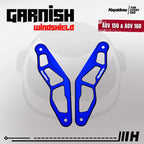 Hayaidesu Garnish Windshield ADV 150 & ADV 160 - Full CNC Anodize