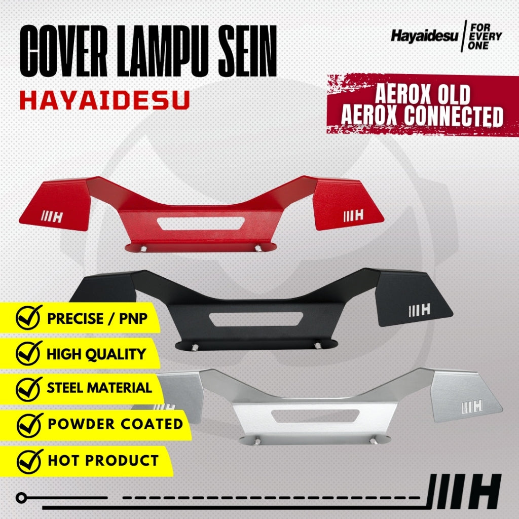 Hayaidesu Cover Pelindung Lampu Sein Belakang AEROX OLD & NEW CONNECTED (2016-2024)