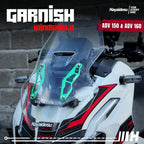 Hayaidesu Garnish Windshield ADV 150 & ADV 160 - Full CNC Anodize