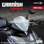 Hayaidesu Garnish Windshield AEROX Old, AEROX Connected, AEROX Alpha (Inside/Dalam) - Full CNC Anodize