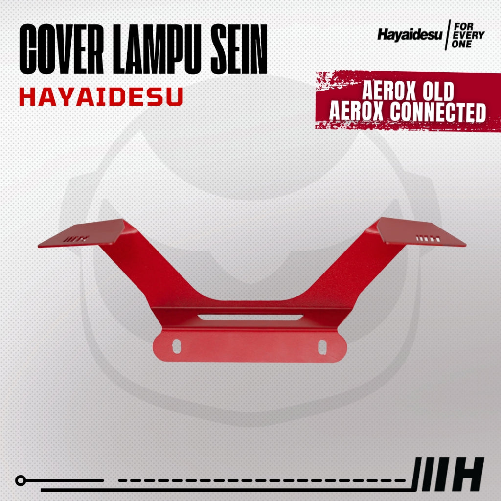 Hayaidesu Cover Pelindung Lampu Sein Belakang AEROX OLD & NEW CONNECTED (2016-2024)