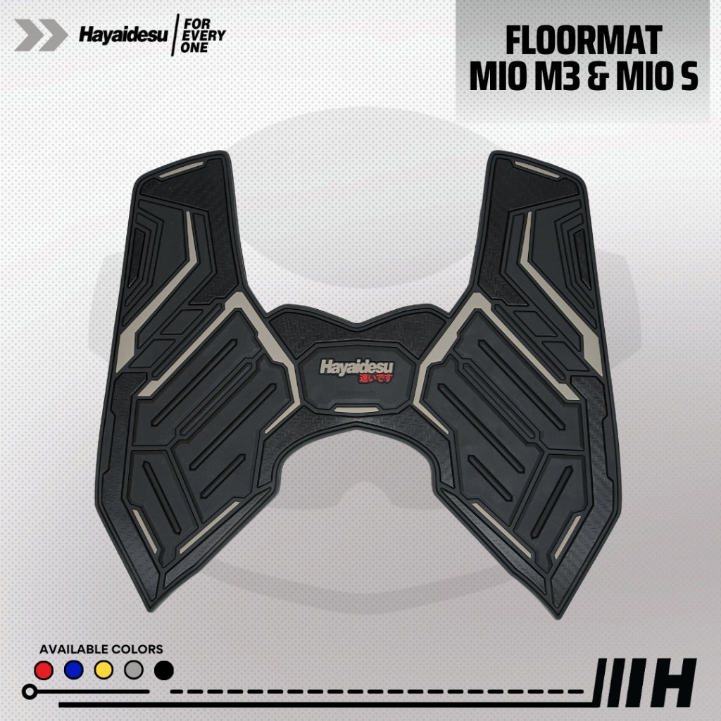 Hayaidesu Yamaha Mio M3 / Mio S Karpet Motor Floor Mat - Premium Quality