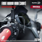 Hayaidesu Front Mirror Hook Plat Gantungan Barang Spion Motor - Universal