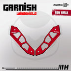 Hayaidesu Garnish Windshield All New NMAX - Full CNC Anodize