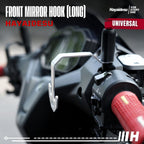 Hayaidesu Front Mirror Hook Plat Gantungan Barang Spion Motor - Universal
