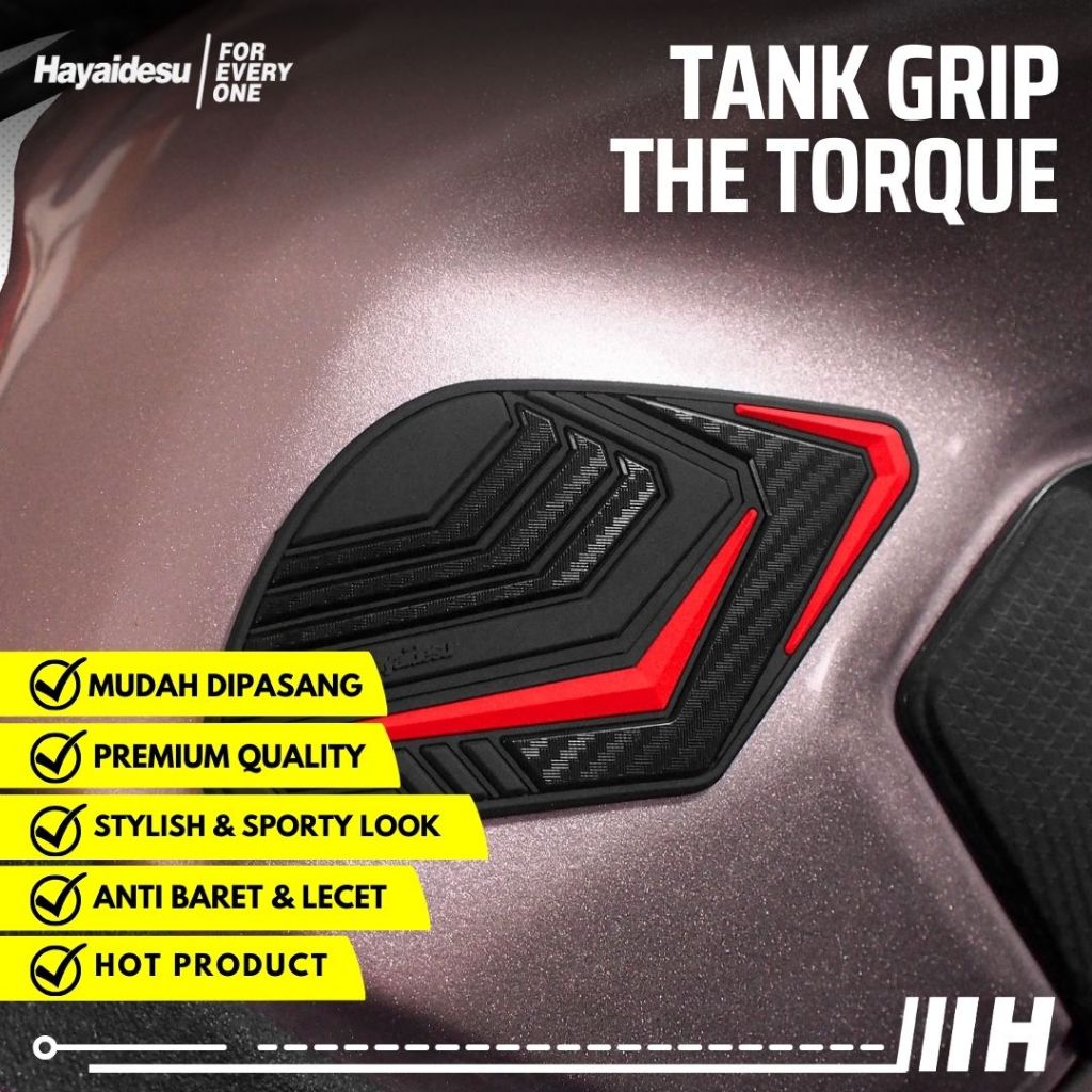Hayaidesu Tank Grip THE TORQUE - Universal Tankgrip Motorsport
