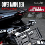 Hayaidesu Cover Pelindung Lampu Sein Belakang AEROX OLD & NEW CONNECTED (2016-2024)