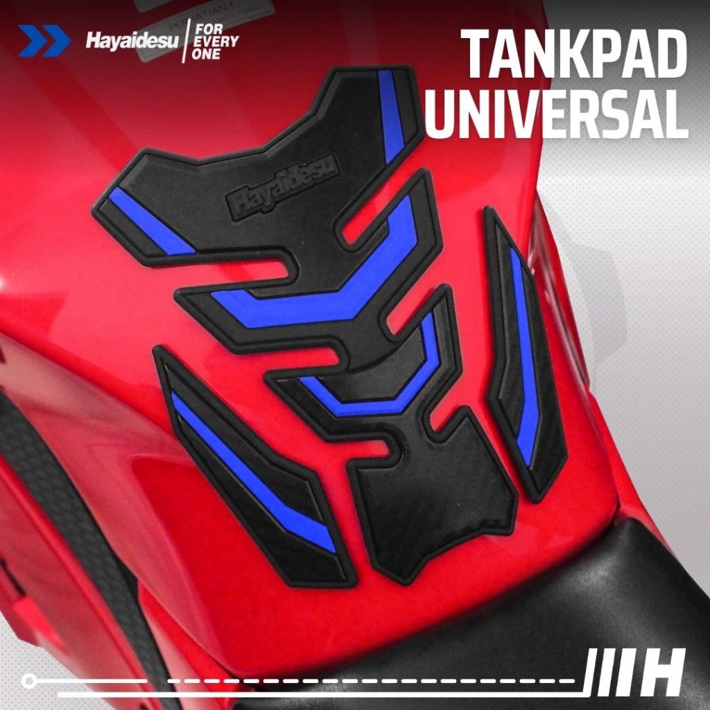 Hayaidesu Universal Tank Pad Aksesoris Decal Variasi Carbon Pelindung Tanki Motor