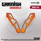 Hayaidesu Garnish Windshield NMAX OLD (2015-2019) - Full CNC Anodize