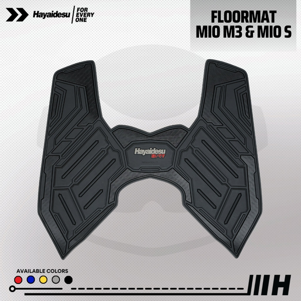 Hayaidesu Yamaha Mio M3 / Mio S Karpet Motor Floor Mat - Premium Quality