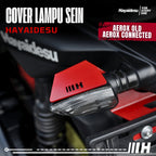 Hayaidesu Cover Pelindung Lampu Sein Belakang AEROX OLD & NEW CONNECTED (2016-2024)