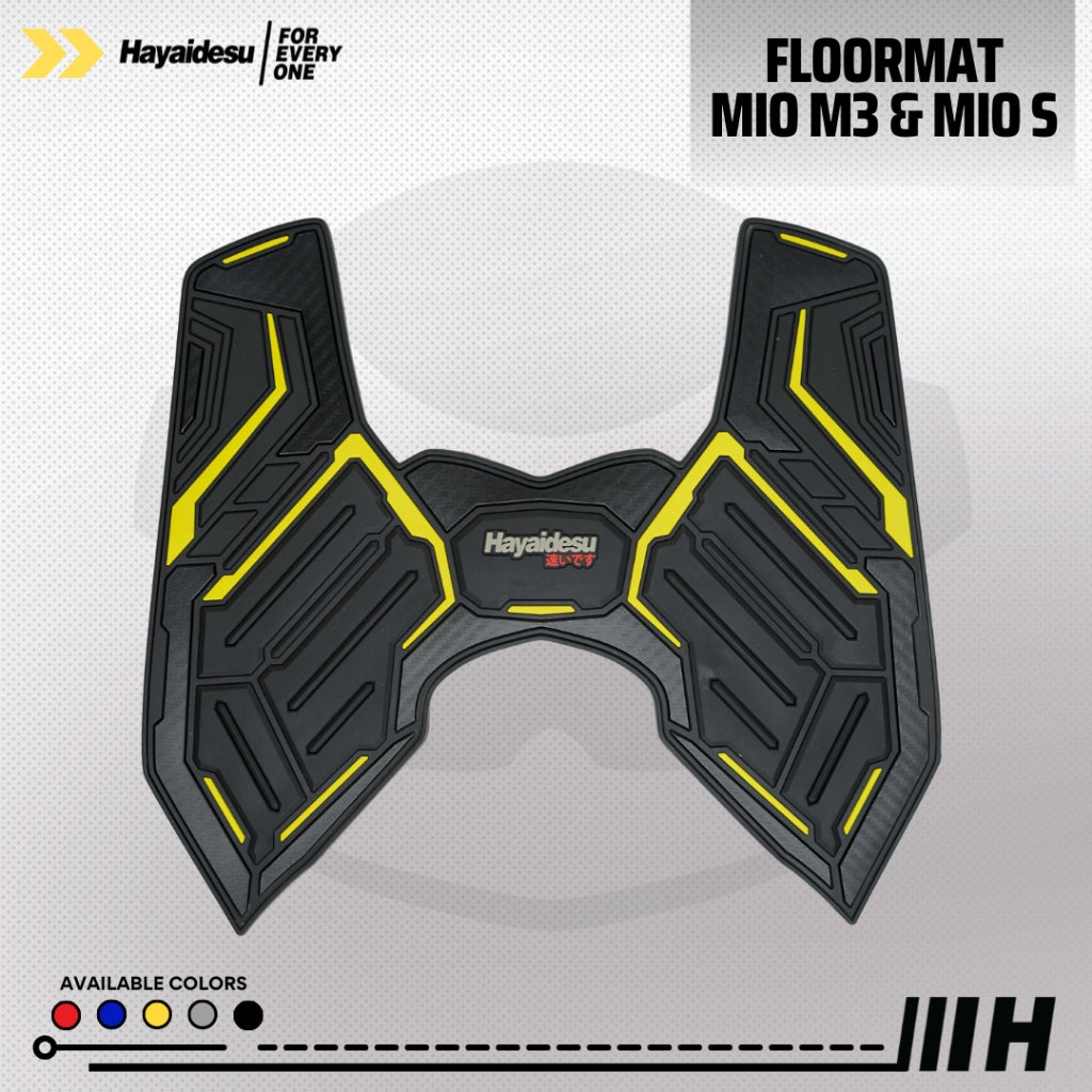 Hayaidesu Yamaha Mio M3 / Mio S Karpet Motor Floor Mat - Premium Quality