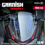 Hayaidesu Garnish Windshield NMAX OLD (2015-2019) - Full CNC Anodize