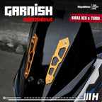 Hayaidesu Garnish Windshield NMAX NEO & NMAX TURBO - Full CNC Anodize
