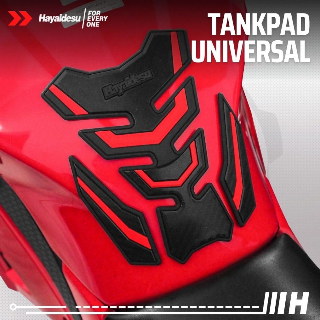 Hayaidesu Universal Tank Pad Aksesoris Decal Variasi Carbon Pelindung Tanki Motor