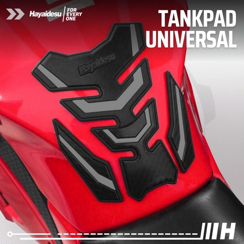 Hayaidesu Universal Tank Pad Aksesoris Decal Variasi Carbon Pelindung Tanki Motor