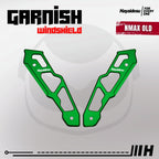 Hayaidesu Garnish Windshield NMAX OLD (2015-2019) - Full CNC Anodize