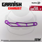 Hayaidesu Garnish Knalpot STYLO & VARIO 125/150 (2015-2017) - Garnish Variasi Full CNC Anodize