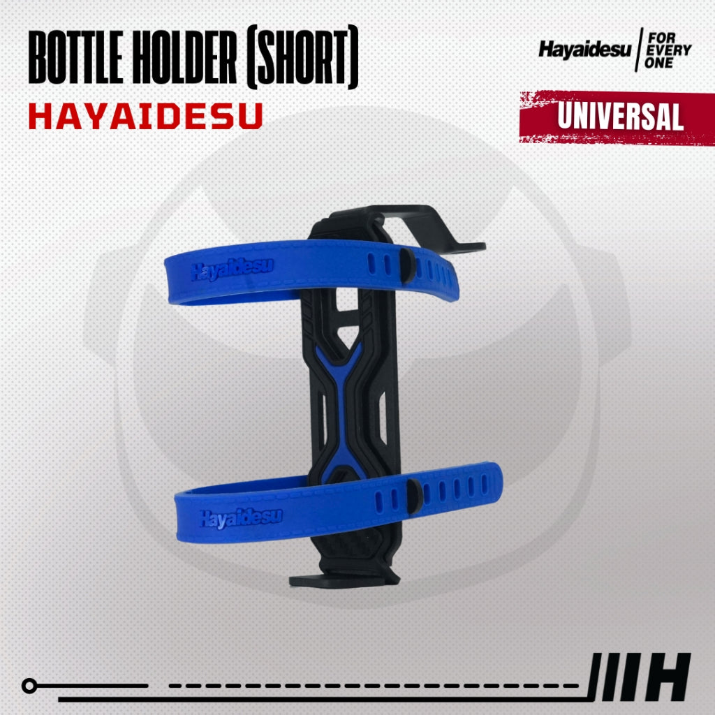 Hayaidesu Bottle Holder Spion Motor Tempat Dudukan Tumbler Air Minum Spion Motor Universal (Short)