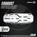 Hayaidesu Exhaust / Knalpot Cover (FLAT) Vario 110/125/150, Beat 2016-2025, Genio, Scoopy 2017-2025 Tameng Pelindung Knalpot Motor Honda