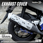 Hayaidesu Exhaust / Knalpot Cover (FLAT) Honda VARIO 160 & PCX 160 Tameng Pelindung Knalpot