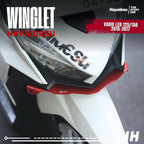 Hayaidesu Winglet Bawah Honda VARIO 125-150 (2015-2017) - Steel Material Sporty Look High Quality