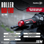 Hayaidesu Roller Bar End Jalu Stang Motor Full CNC Anodize BEAT (2020-2025) & VARIO 160 (2022-2025)