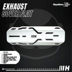 Hayaidesu Exhaust / Knalpot Cover (FLAT) Mio Smile, Mio Soul Carbu,Soul GT, Fazzio, Filano, Mio M3, Mio J Tameng Pelindung Knalpot Motor Yamaha