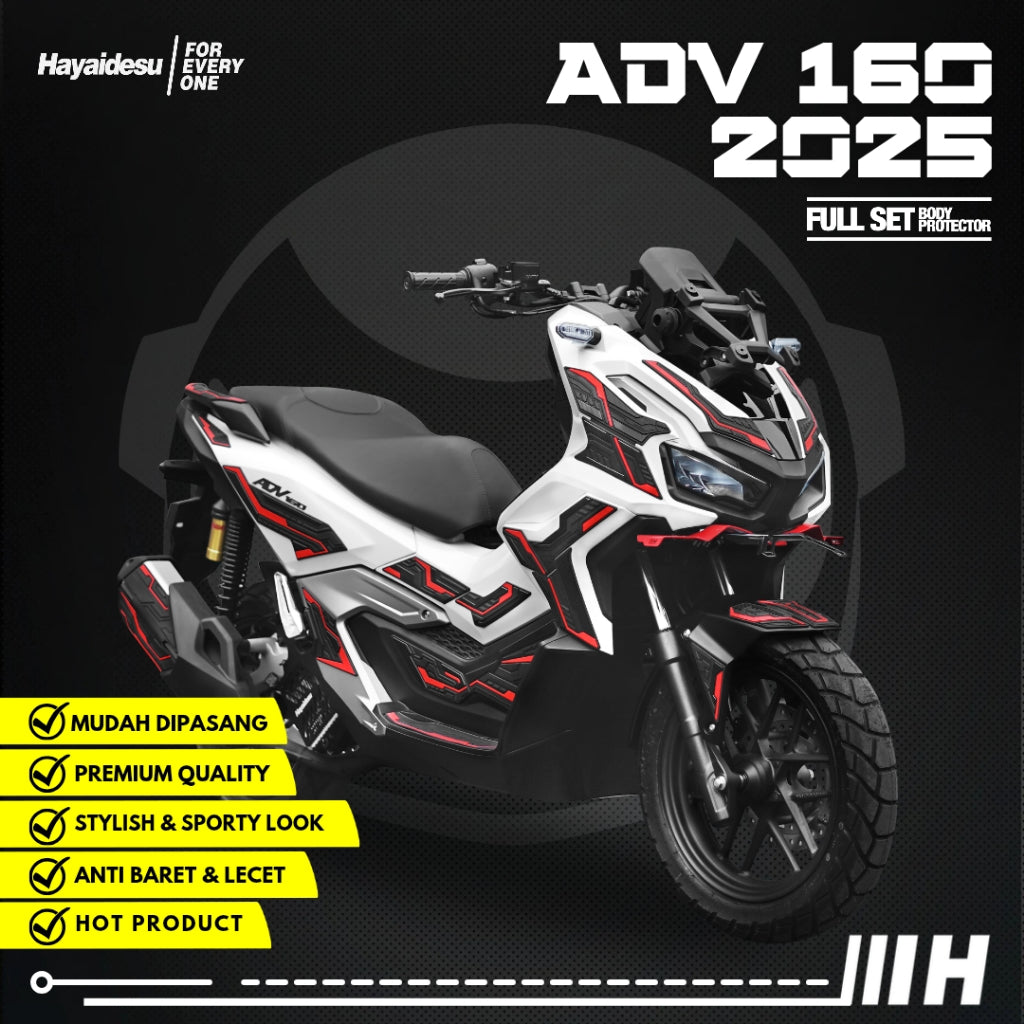 Hayaidesu Honda ADV 160 ROADSYNC (2025) Full Set Body Protector Cover