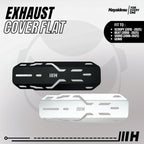Hayaidesu Exhaust / Knalpot Cover (FLAT) Vario 110/125/150, Beat 2016-2025, Genio, Scoopy 2017-2025 Tameng Pelindung Knalpot Motor Honda
