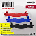 Hayaidesu Winglet Bawah Honda PCX 160 2025 CBS/ABS/Roadsync - Steel Material Sporty Look High Quality