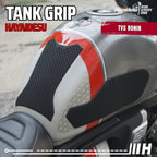 Hayaidesu Tank Pad & Tank Grip TVS RONIN - Piranha Skin Motive