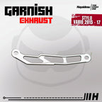Hayaidesu Garnish Knalpot STYLO & VARIO 125/150 (2015-2017) - Garnish Variasi Full CNC Anodize