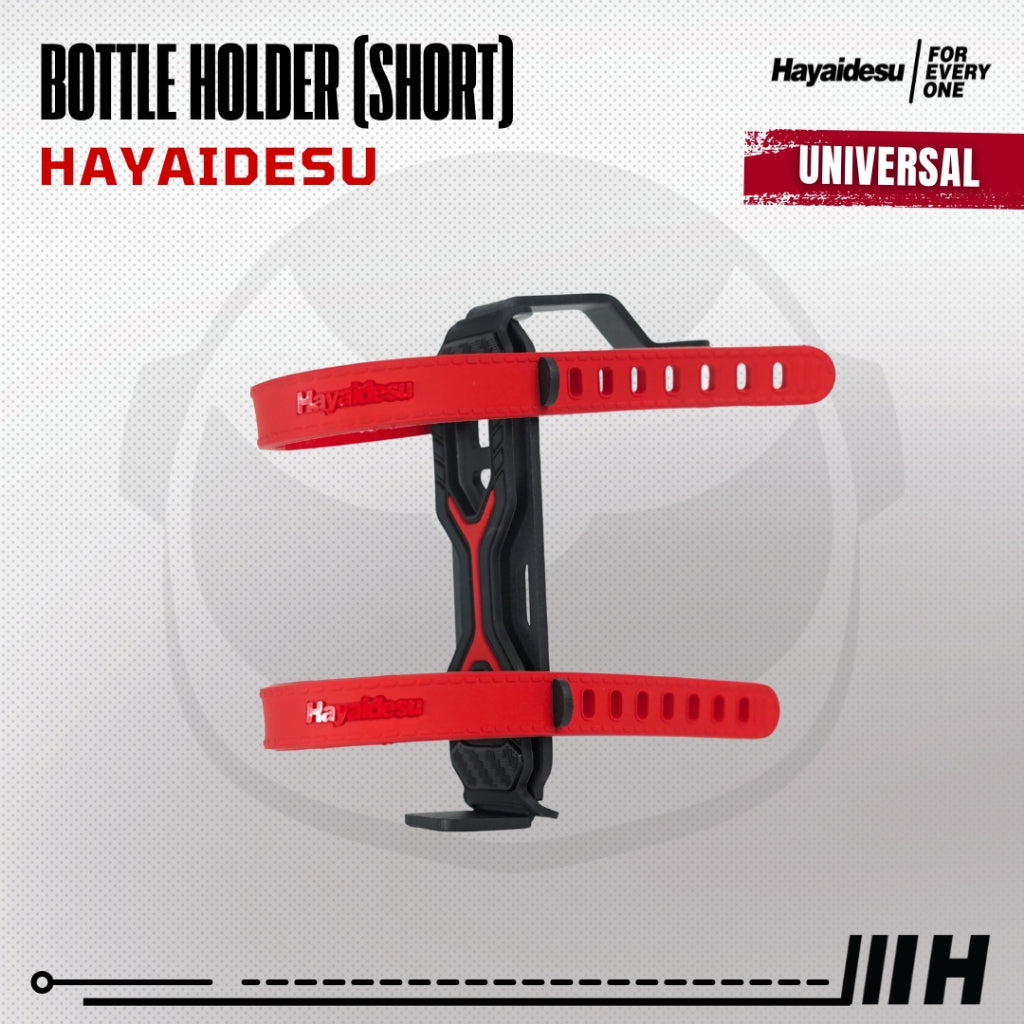 Hayaidesu Bottle Holder Spion Motor Tempat Dudukan Tumbler Air Minum Spion Motor Universal (Short)