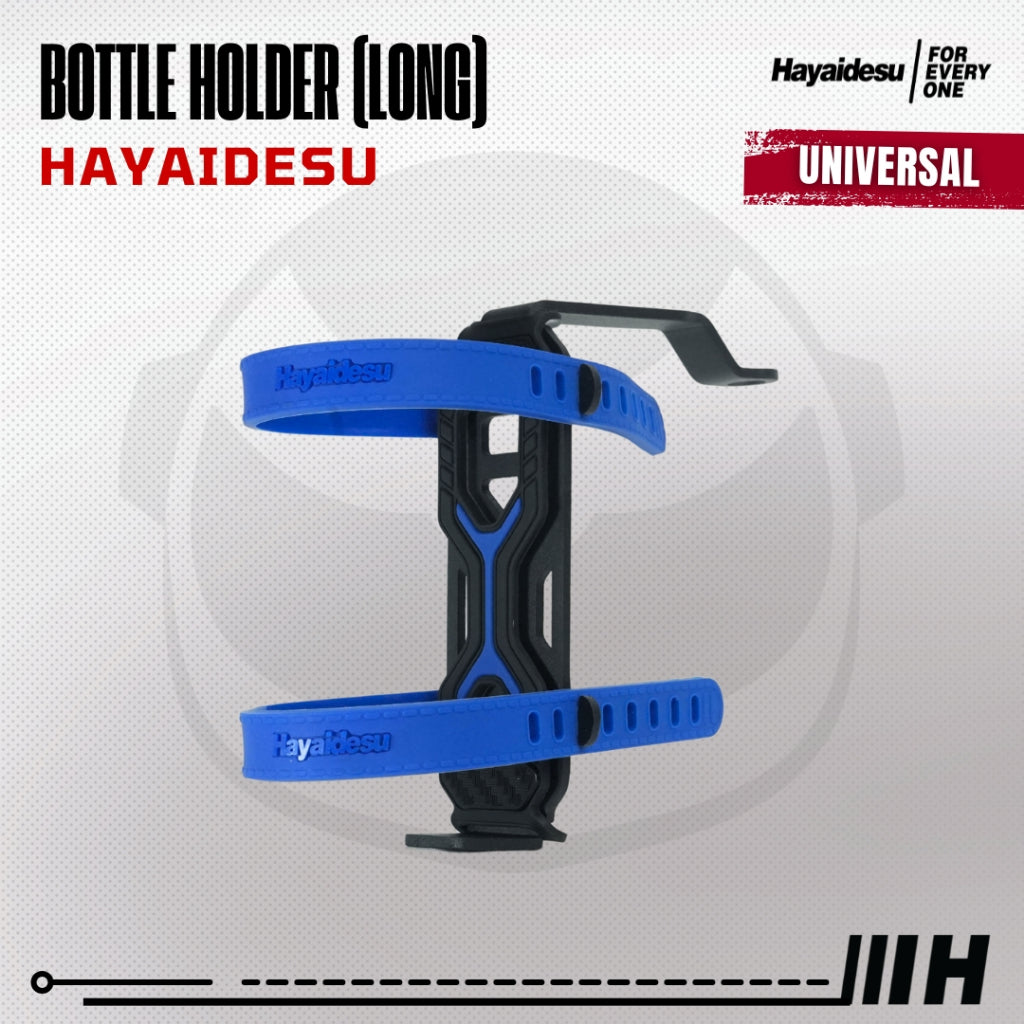 Hayaidesu Bottle Holder Spion Motor Tempat Dudukan Tumbler Air Minum Spion Motor Universal (Long)