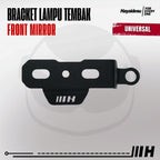 Hayaidesu Bracket Lampu Tembak Spion/Front Mirror Bar stand dudukan Lampu Tembak Universal