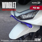 Hayaidesu Winglet Bawah Honda PCX 160 2025 CBS/ABS/Roadsync - Steel Material Sporty Look High Quality